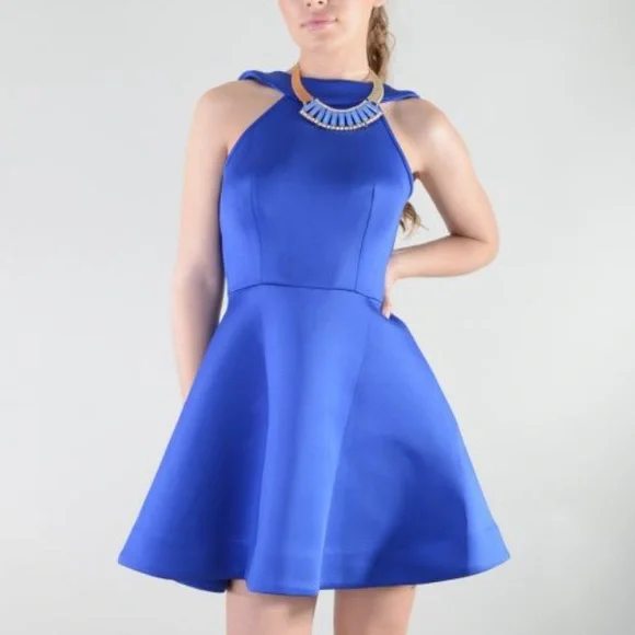 Dresses Royal Blue A Line Skater Dress Poshmark